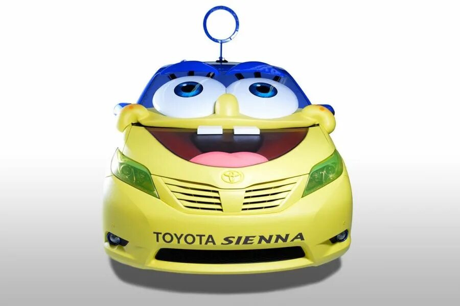 Toyota Sienna Spongebob. Машина губка Боб машина губка Боб. Машина в стиле Спанч Боб. Bob w Тачки. Машина спанч боба