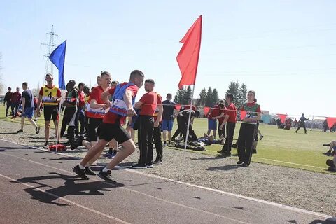 Легкоатлетическая эстафета посвященная дню