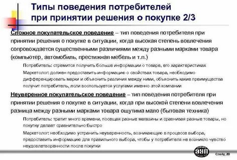 5 типов поведения