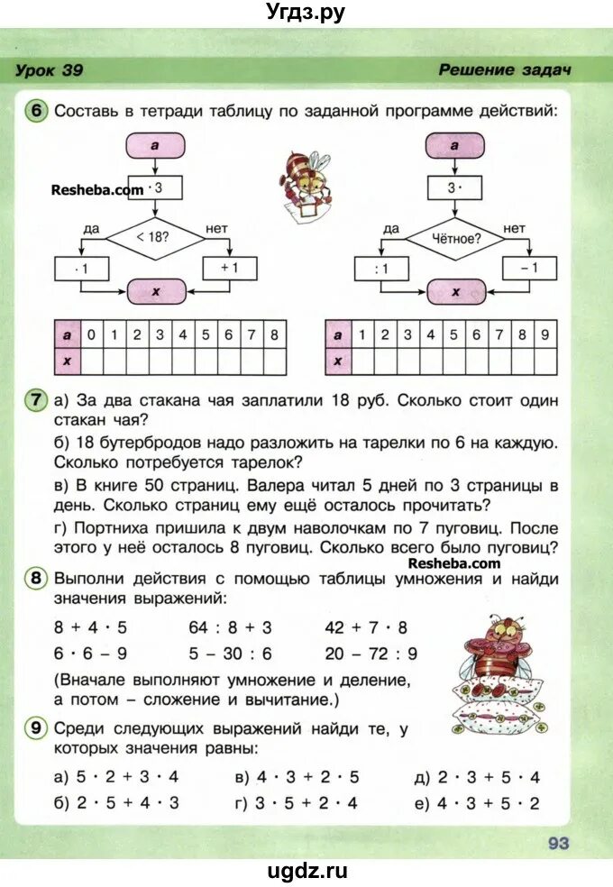 Решить программу действий. Математика 2 класс Петерсон умножение. Математика 2 класс Петерсон задания. Математика 2 класс Петерсон задания на умножение. Задания по математике 2 класс Петерсон.