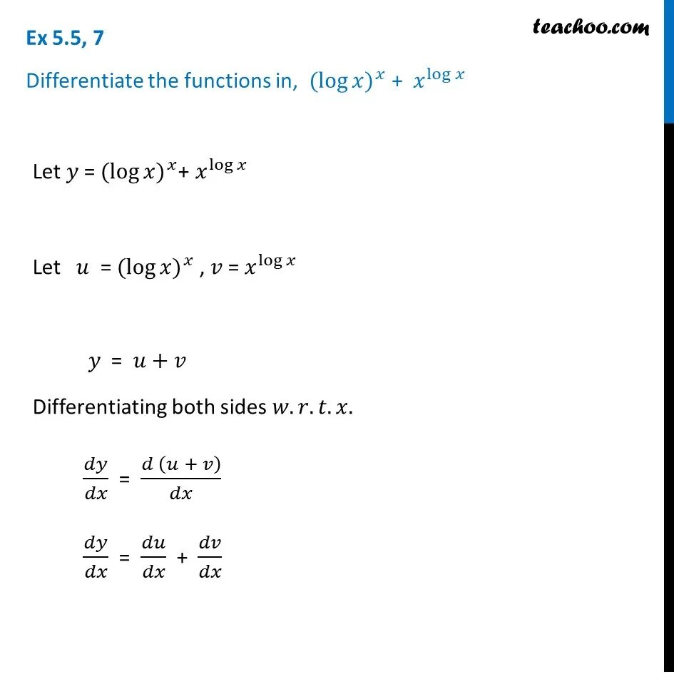 Log 10. Derivative of log x. Differentiation of log. Logarithmic differentiation. Log x 49 2