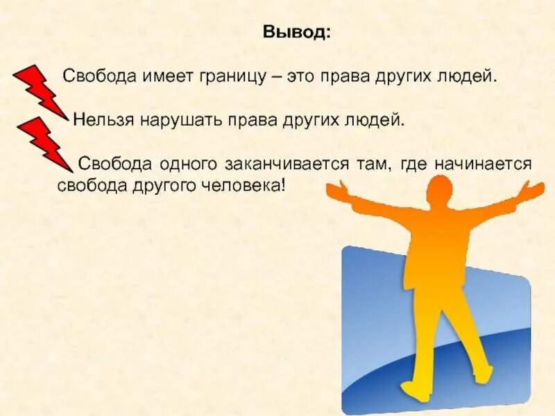 Свобода вывод. Свобода есть право делать