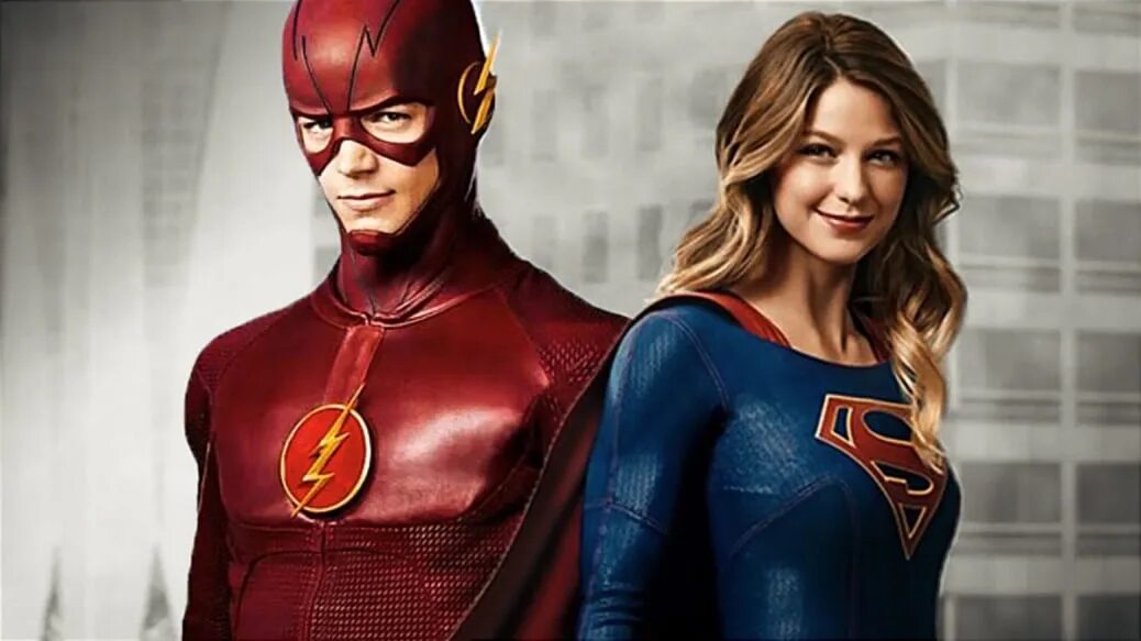 Супергёрл флеш и стрела. Супергерл кара и барри. Мелисса беноист супергерл. Флеш и супергерл. Барри аллен и супергерл.