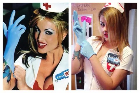 Who is the porn star on blink 182 album cover