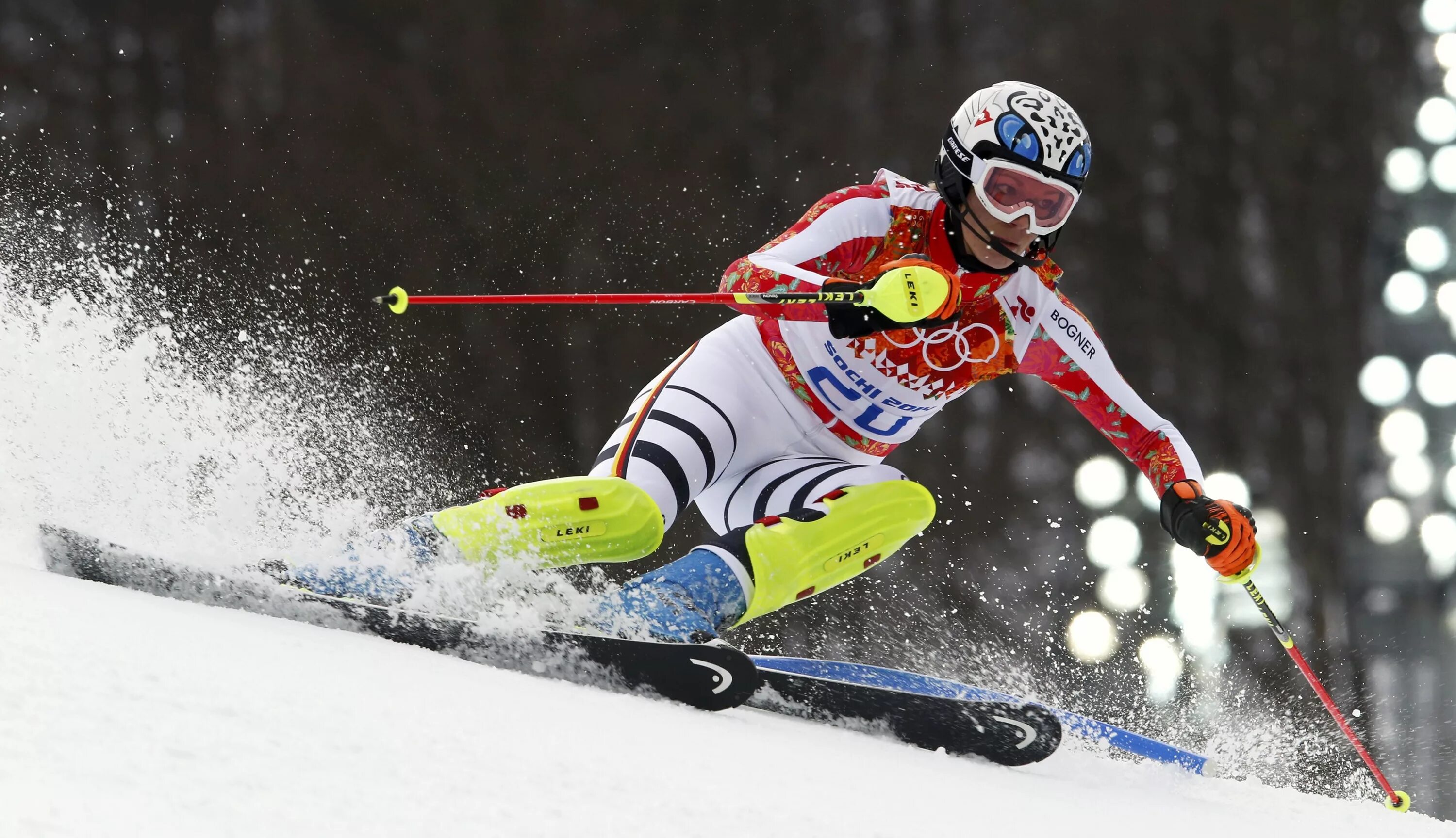 Skiing game
