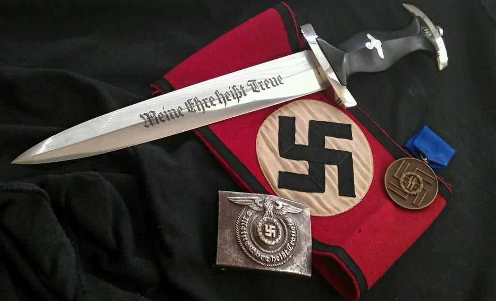 Моя честь моя жизнь. Кинжал СС 3 Рейх. Кинжал СС Лейбштандарт. Нож со свастикой. Нож с нацистской символикой.