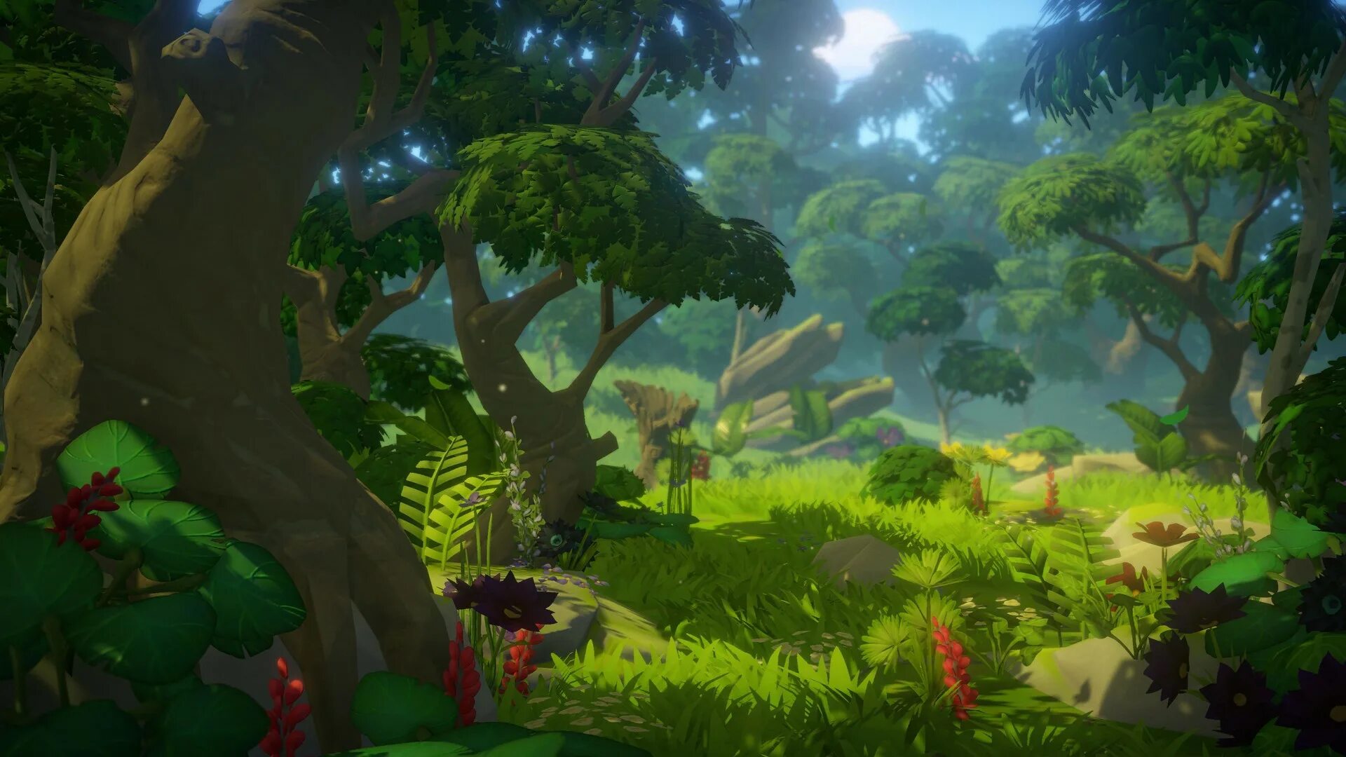 Animated forest show