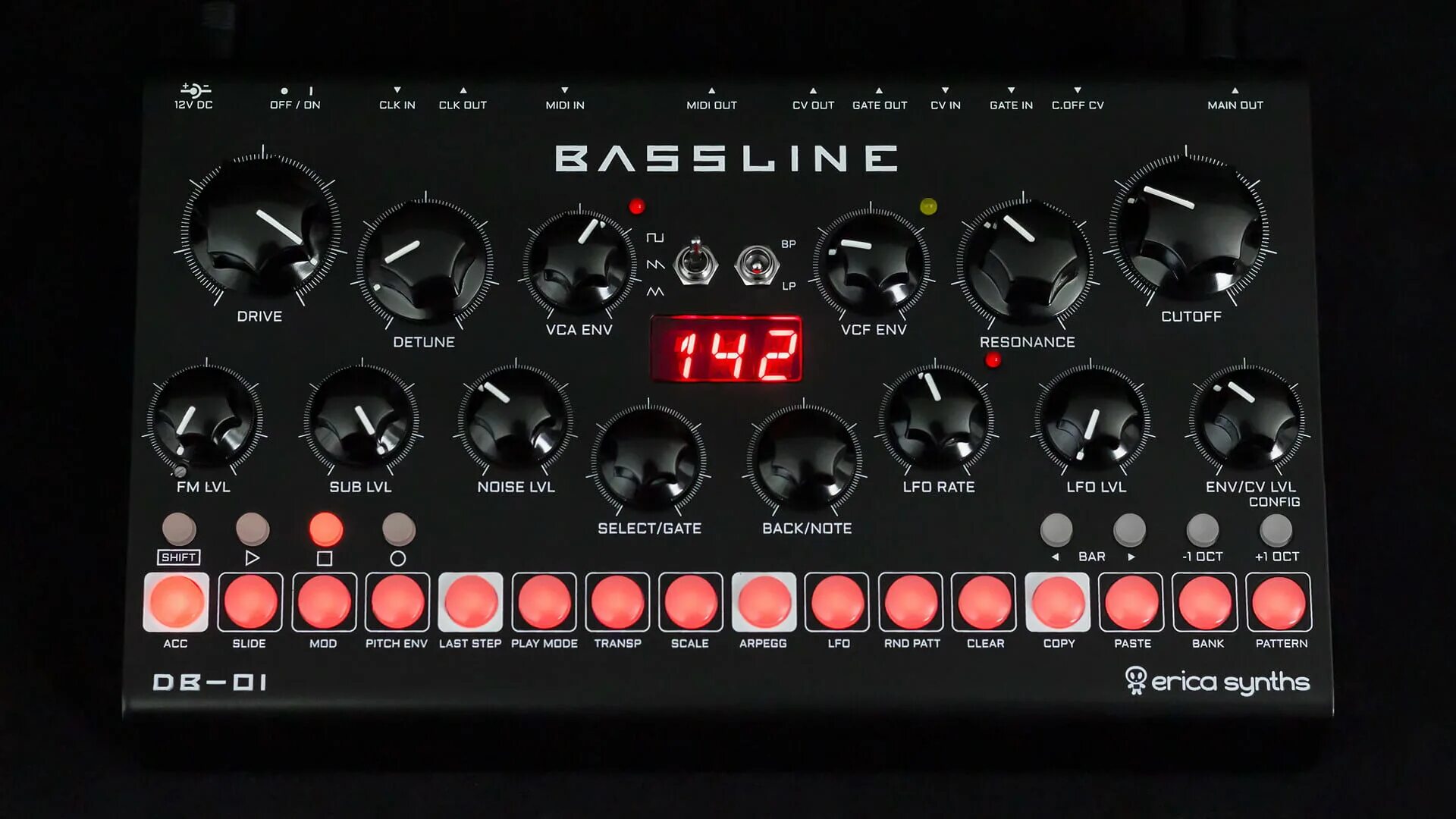 Erica Synths Bassline DB-01. Erica Synth DB 01. Erica синтезатор Bassline. Басовая линия