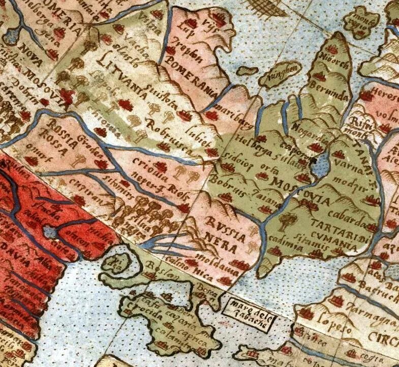 Урбано Монте 1587. Карта Монте Урбано 1587. Атлас 1587 Урбано Монте.