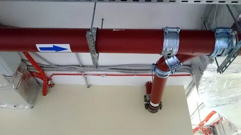 Опорная труба для стояков