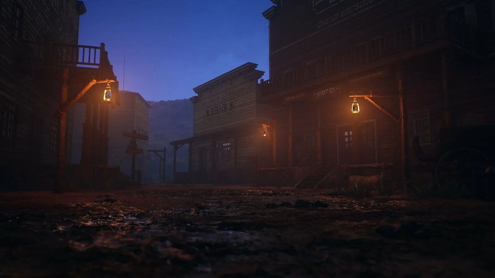 Unreal ночь. Unreal engine 5 город. дикий запад ночь. ночь на диком западе. пустынный город.