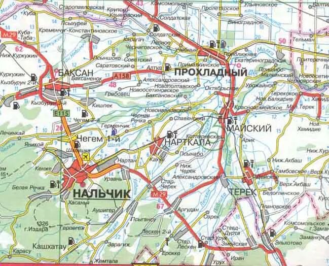 Нальчик москва на карте. Карта автомобильных дорог кбр. нальчик на карте. карта прохладный кбр. карта дорог кбр.