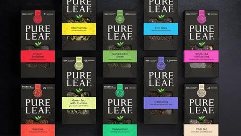 Pure Leaf - Tea & Coffee - Package Inspiration