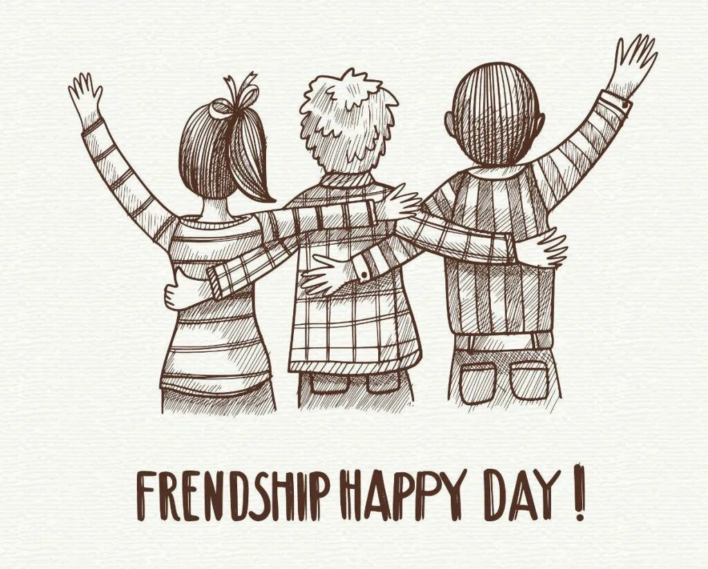 Дружба иллюстрация. International Friendship Day. Happy Friendship Day. Friendship Day день.