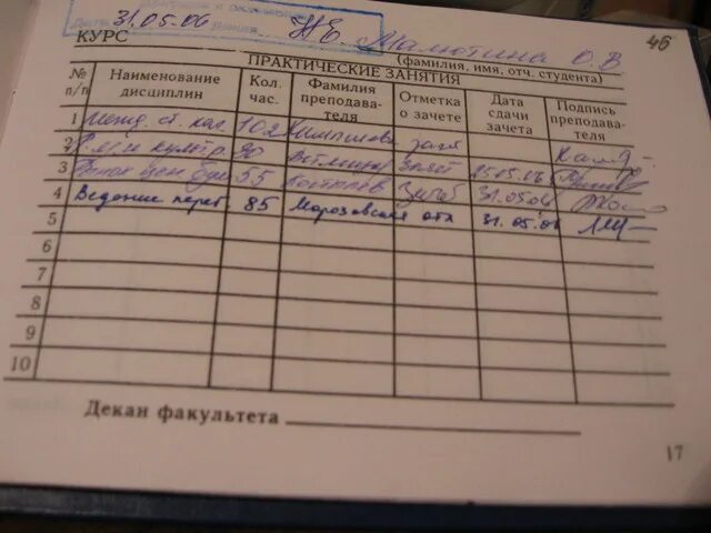 Получить допуск к экзамену