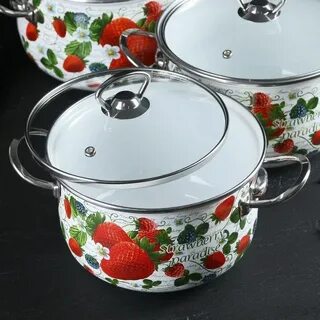 Кастрюли эмаль