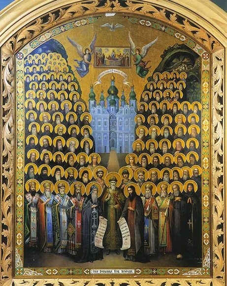 Собор преподобных отцов печерских. Икона собор киево печерской лавры. Собор киево-печерских святых икона. Храм всех преподобных отцов киево-печерских в старых черемушках. Храм киево печерских отцов.