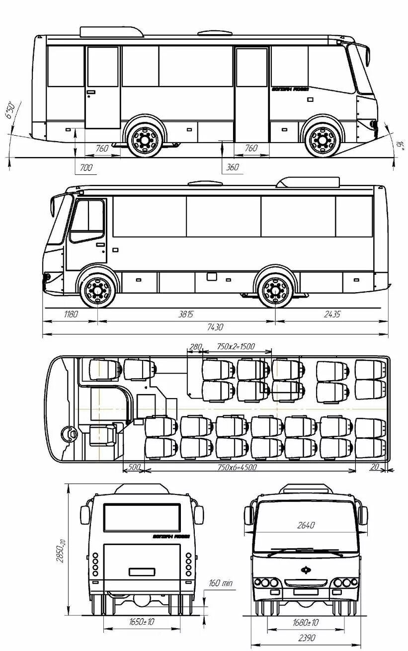 Технические характеристики автобуса паз. Габариты ПАЗ 32054. Габариты автобуса ПАЗ 32053. Габариты автобуса ПАЗ 4234. ПАЗ 4234 чертежи салона.