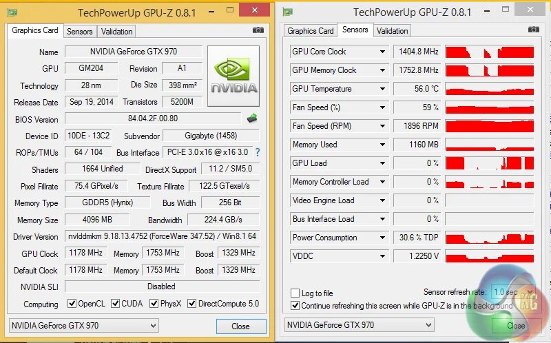 GEFORCE GTX 970 GPU Z. GTX 970 4 GB gpuz. GTX 970 4gb 256 bit GPU-Z. Gigabyte GTX 970 GPU-Z.