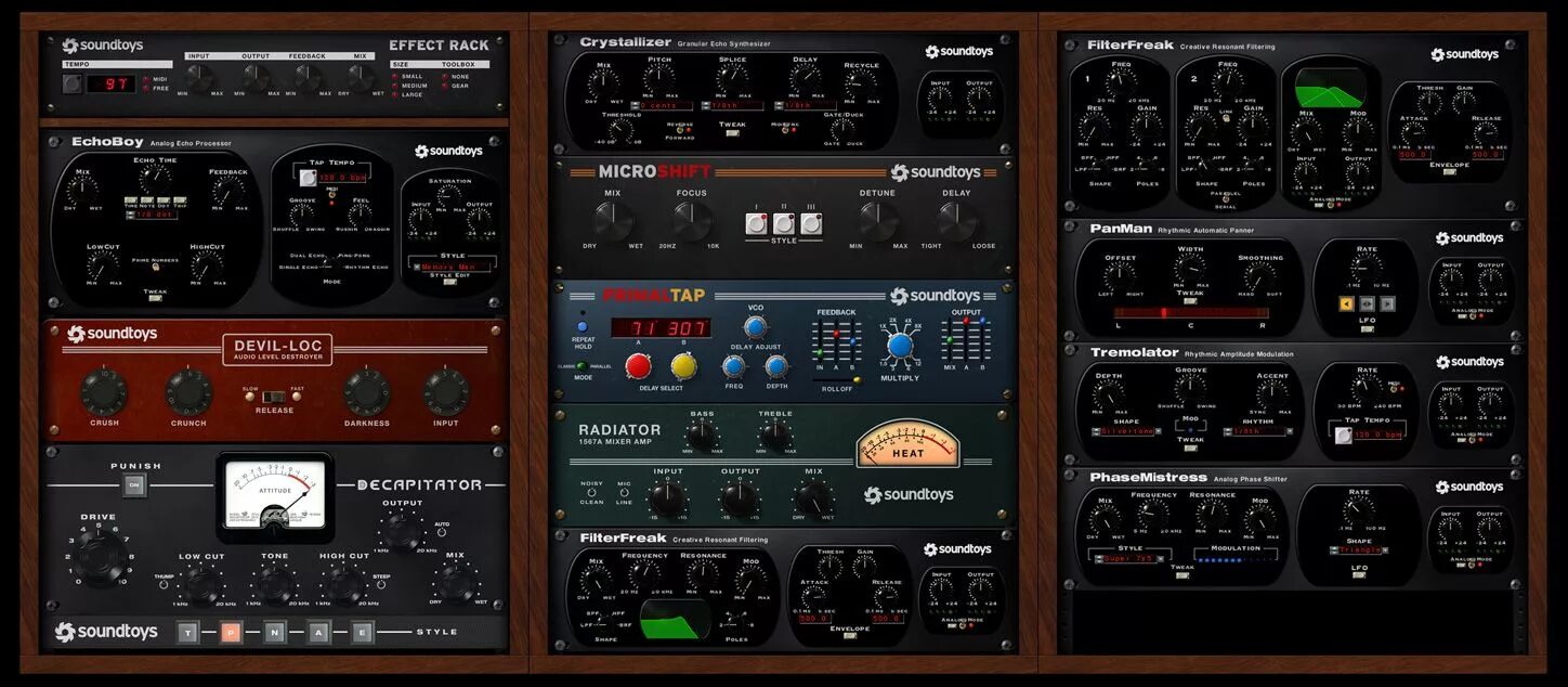 Mastering portable. Soundtoys.v5.0.1.. Soundtoys Tremolator VST. Effect Rack VST. Декапитатор VST.