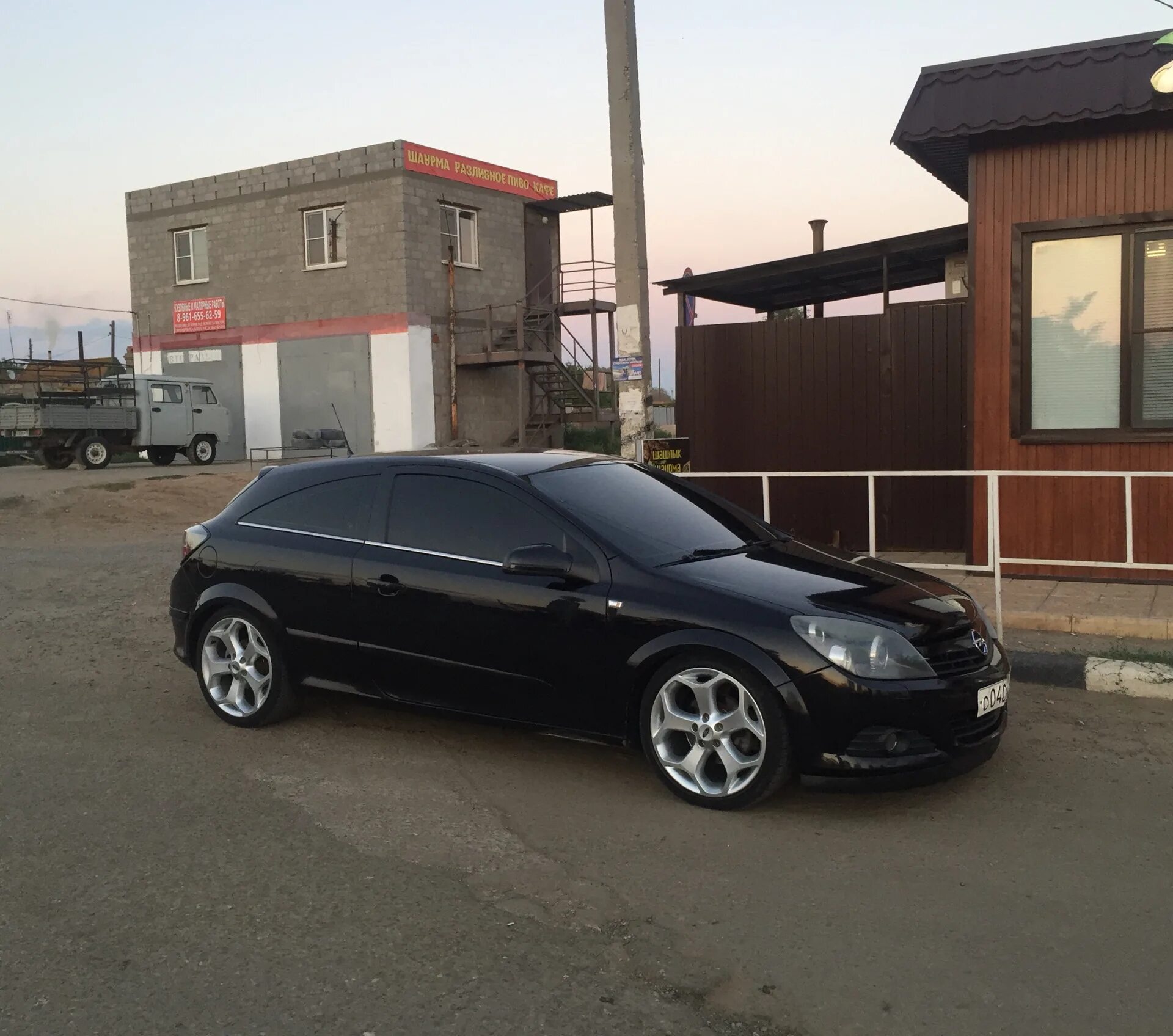 Опель тонированный