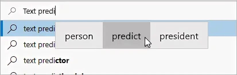Text suggest