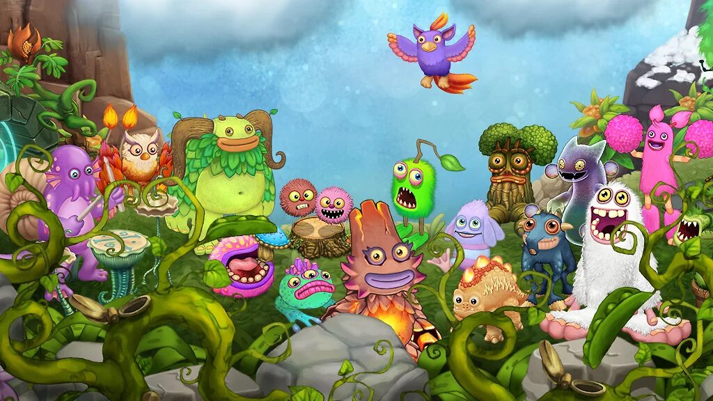 Суть игры my singing monsters. Май сингинг Монстер. МСМ Поющие монстры. Монстры в игре my singing Monsters. Май сингинг Монстерс монстры.