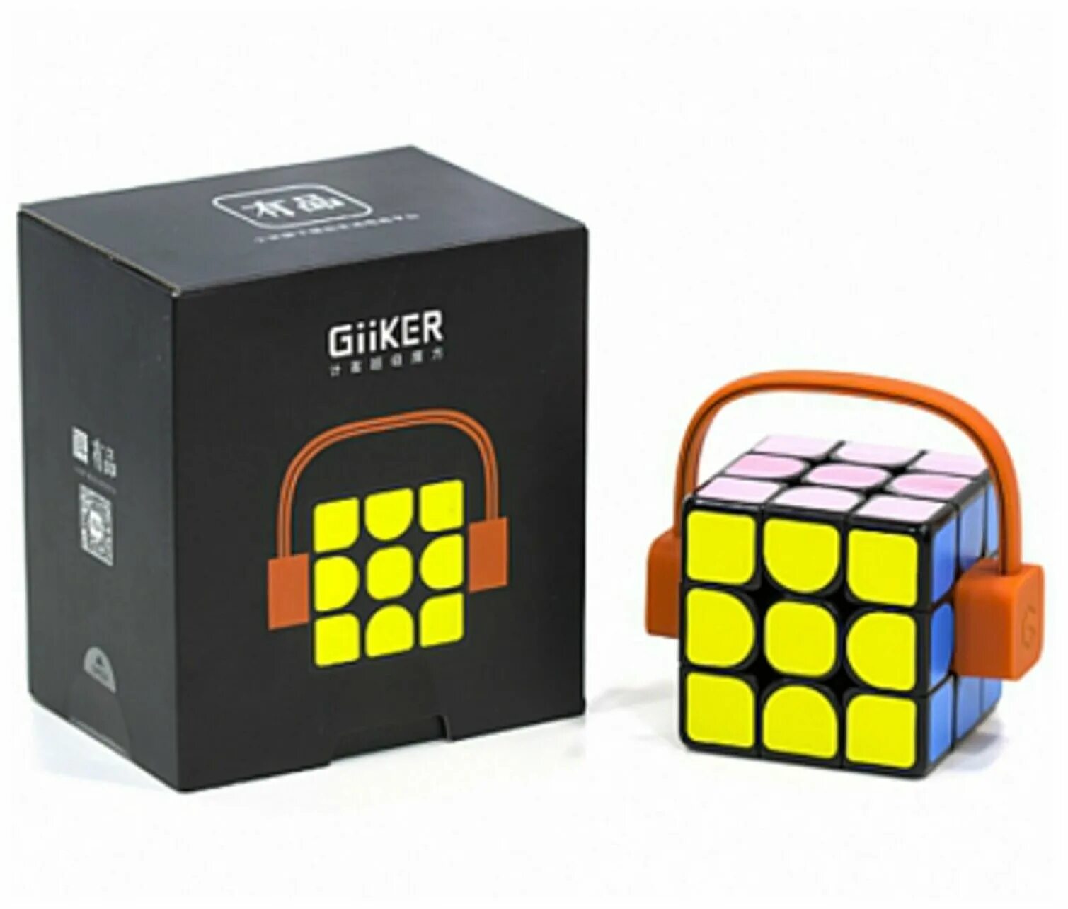 Головоломка giiker. Кубик Рубика Xiaomi SUPERCUBE i3 giikep. Кубик Рубика Giiker super Cube i3. Головоломка Xiaomi 3x3x3 Giiker super Cube i3 черный/оранжевый. Кубик рубик Xiaomi Giiker super Cube.