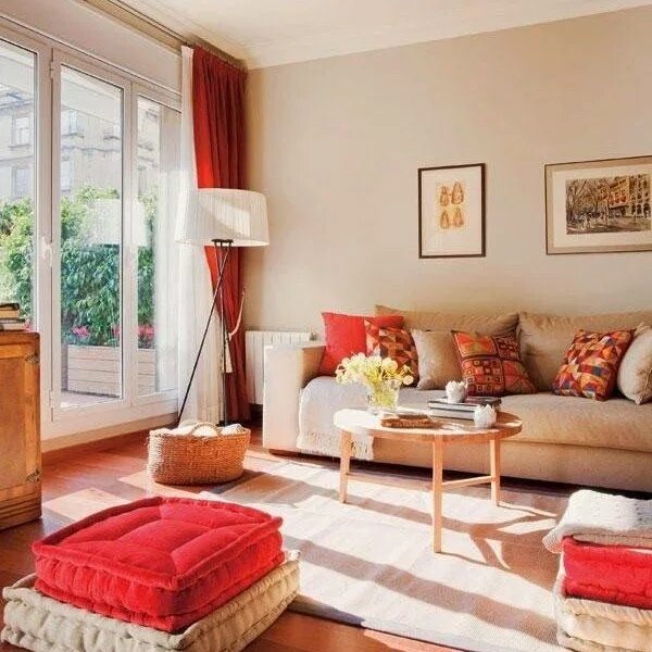 cool red and brown living room decor for Home Check more at http://bizlogodesign