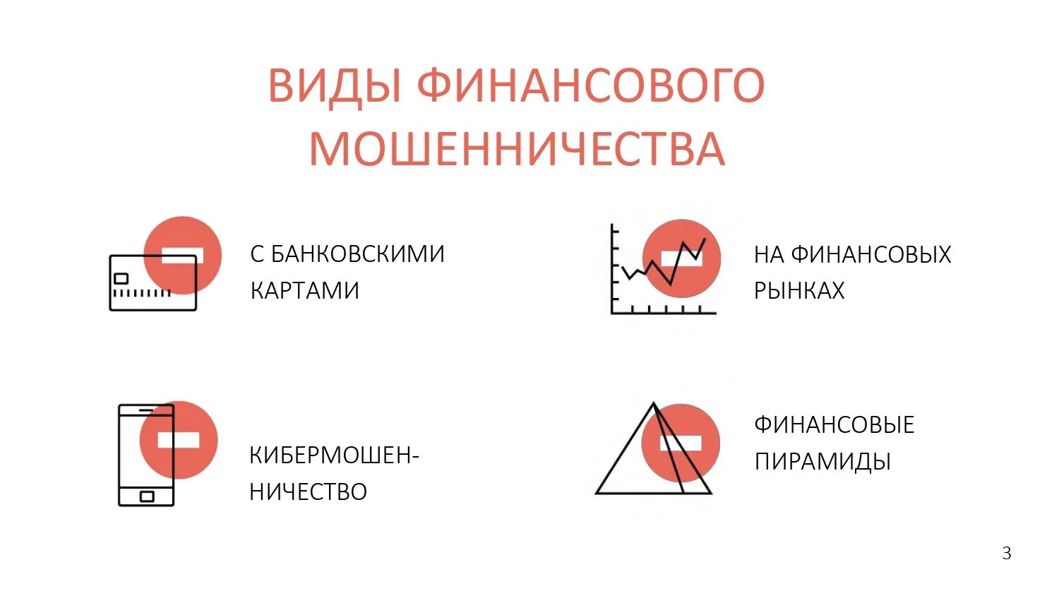 Основные формы мошенничества