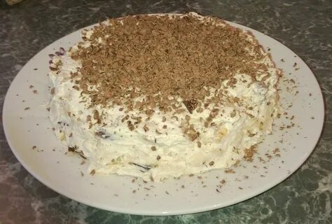 Торт с молоком и сметаной