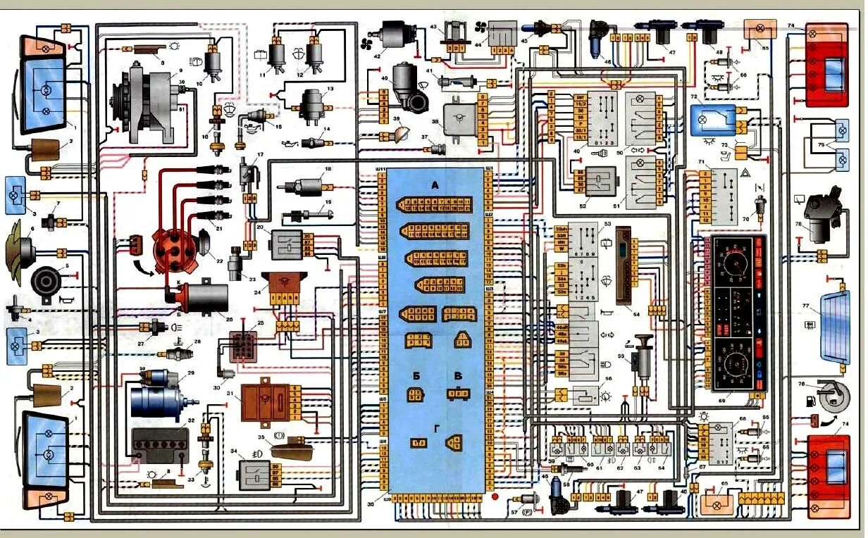 Электрическая схема ВАЗ 2108 карбюратор. Электропроводка ВАЗ 2109 инжектор. Схема электрооборудования ВАЗ 2108 низкая панель. Проводка ВАЗ 2108.