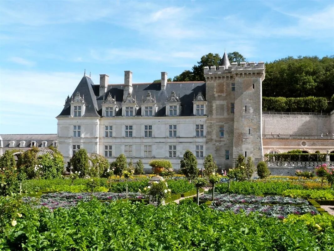 Замок Ланже Вилландри. Château de Villandry (Долина Луары). Трагическая любовь сад Вилландри.