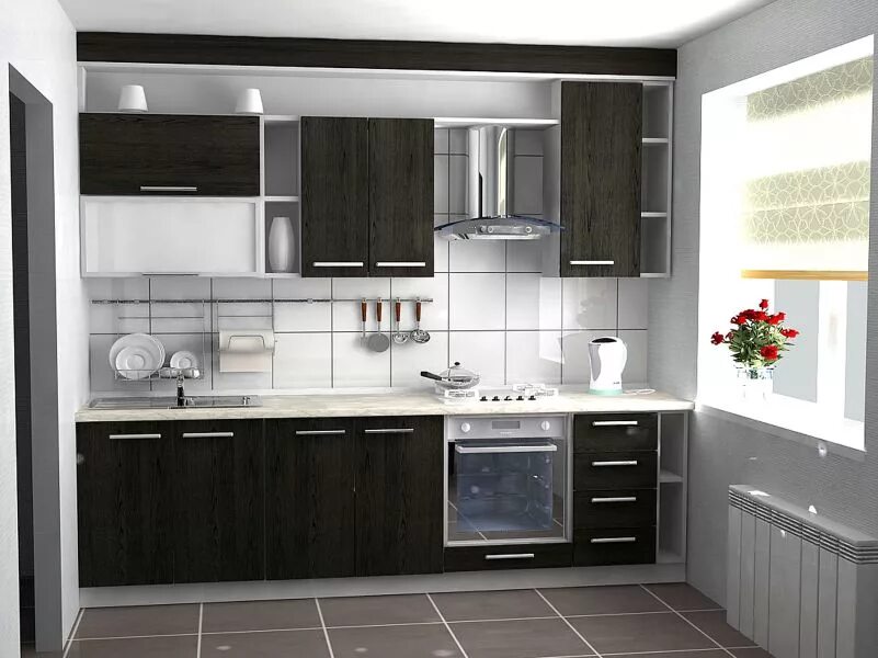 The calves 15. The kitchen in modern design. Production time from 10 to 30 days.