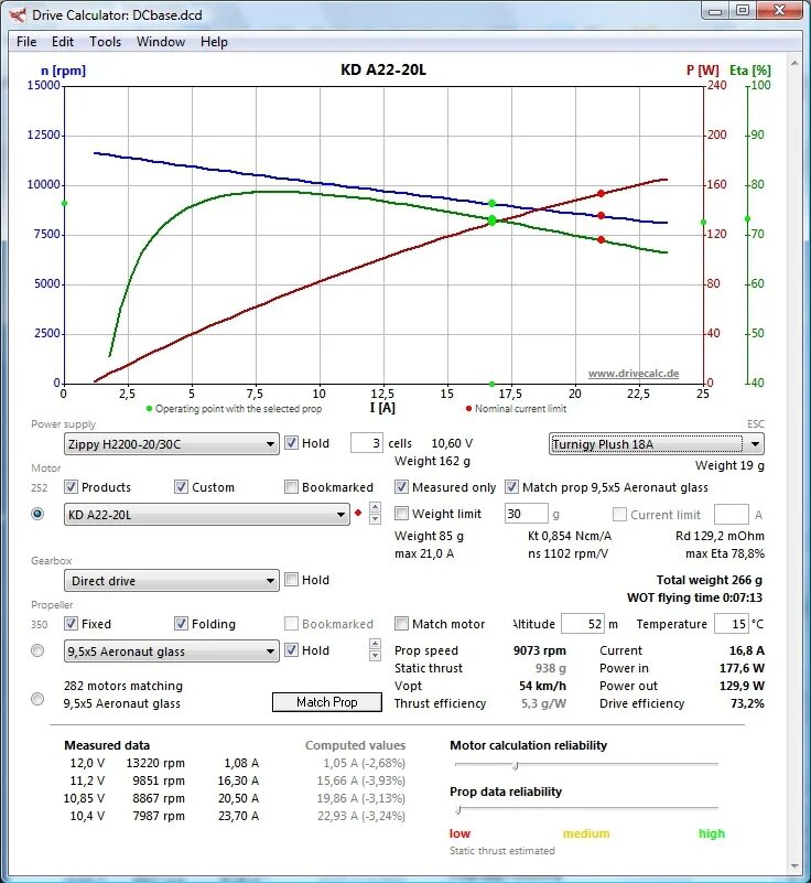 Drive calculator
