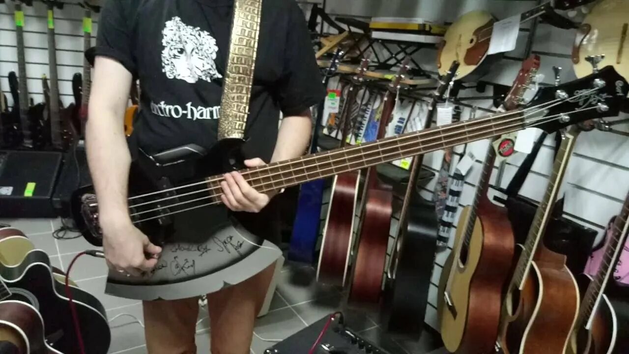 Демо бас. Бас-гитара cort gs-axe-2. гитара cort axe. cort gene simmons. gene simmons bass cort axe.
