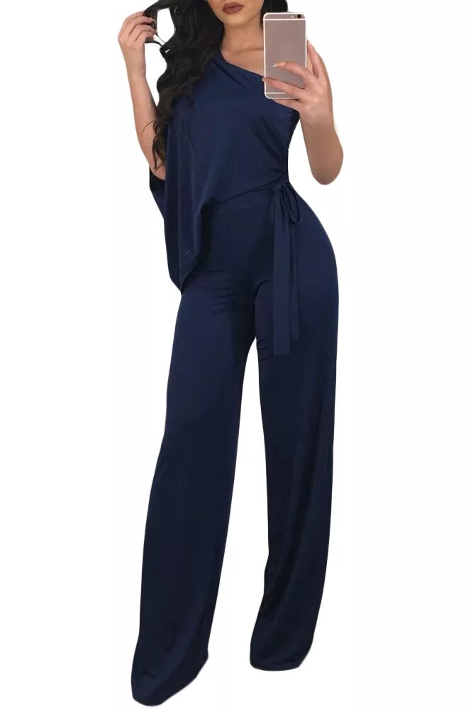 Синий комбинезон женский. Комбинезон с поясом на талии. Синий комбинезон женский. Комбинезон женский вечерний. Летние комбинезоны для женщин.
