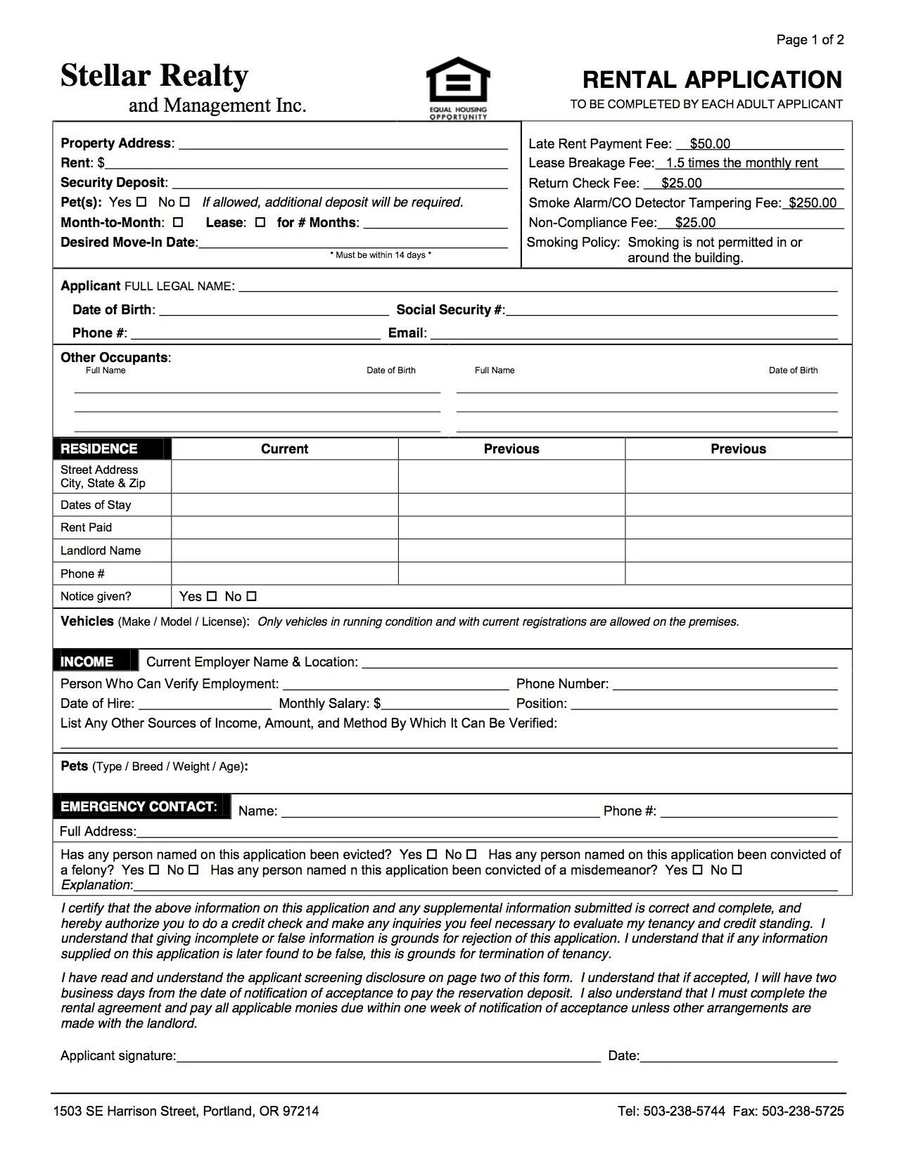 You have completed your application
