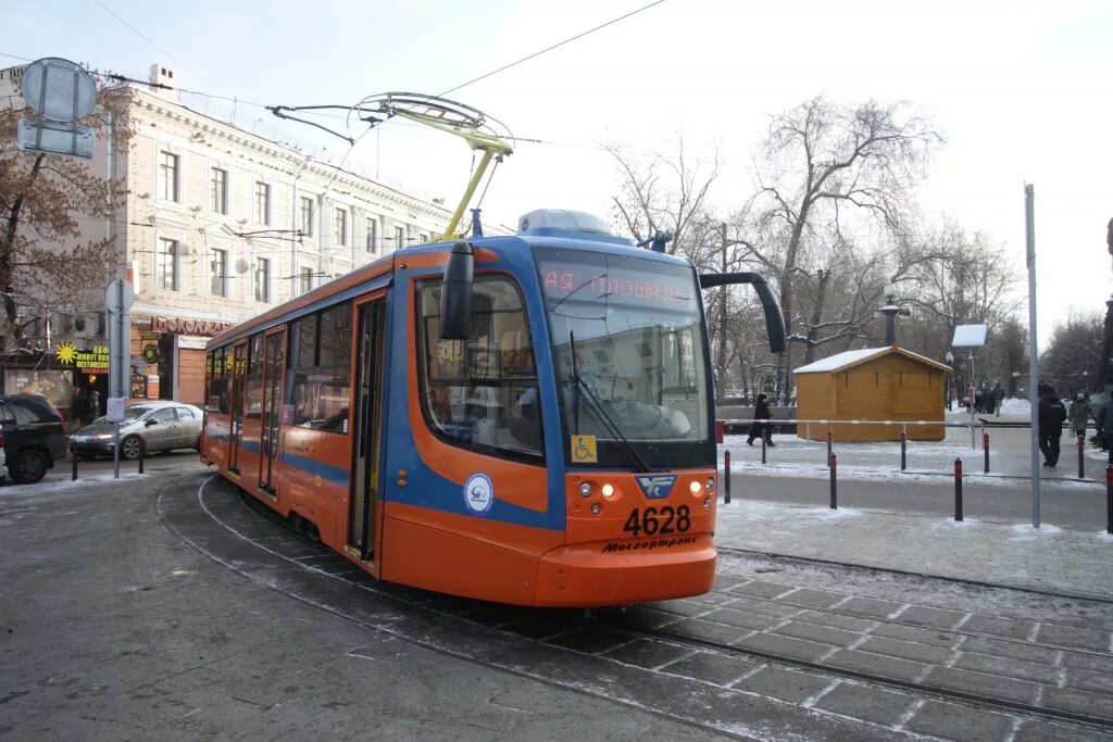 Движение трамваев в москве