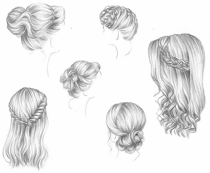 Пин на доске cabello Нарисовать волосы, Рисование, Рисунки волос