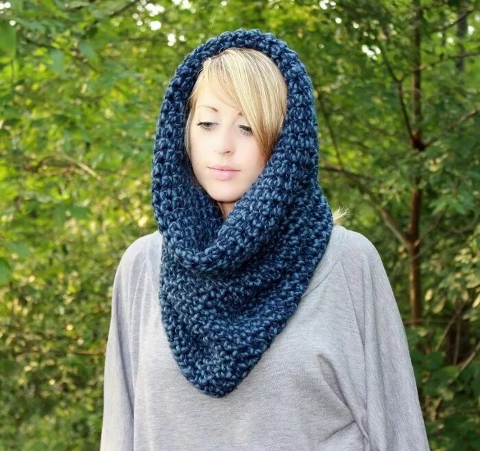 Шарф снуд спицами. Шарф труба. Вязка трубы. Снуд труба. Вязаная труба на голову.
