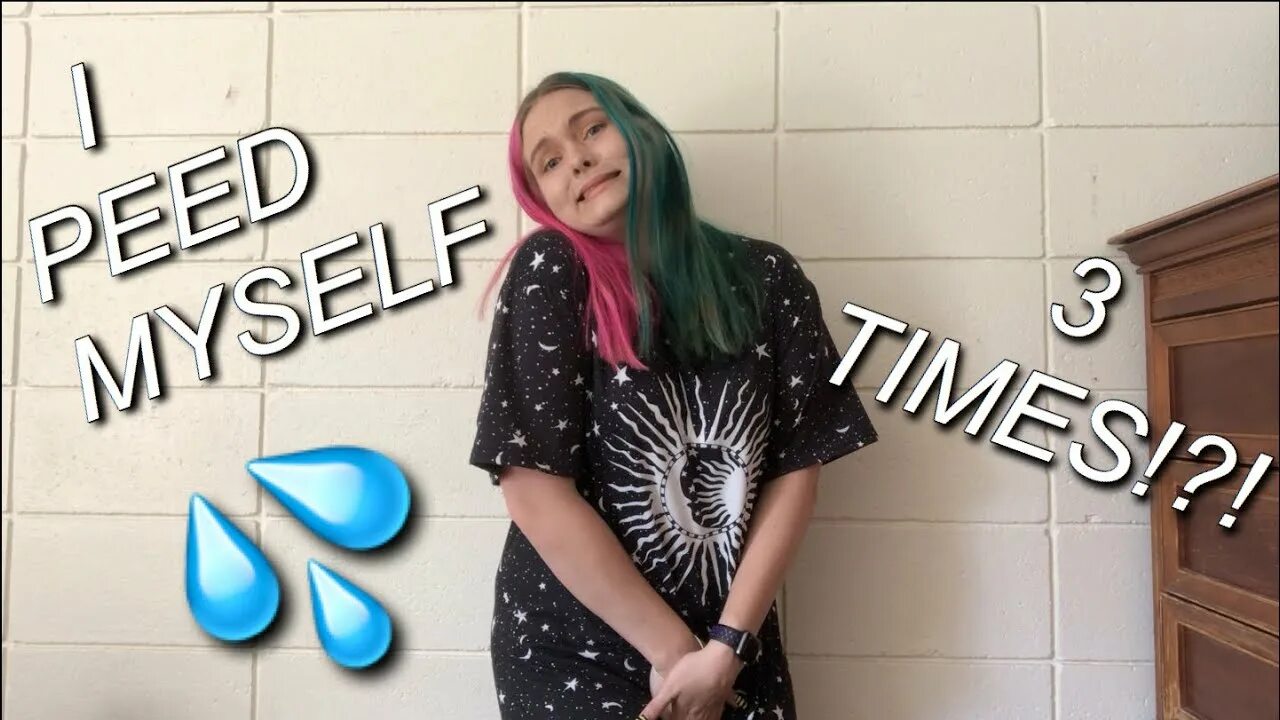 I peed my pants. I peed. Peed himself. Peed herself. Peed myself.