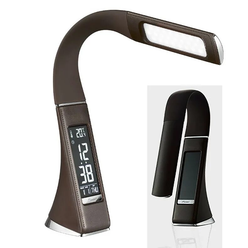 Настольная лампа elektrostandard elara белый (tl90220). Tld-551 brown/led/450lm/3000-6000k/dimmer/usb. Светодиодный светильник с часами и термометром. Настольная лампа business desk lamp ld-075b. Лампа 14w.