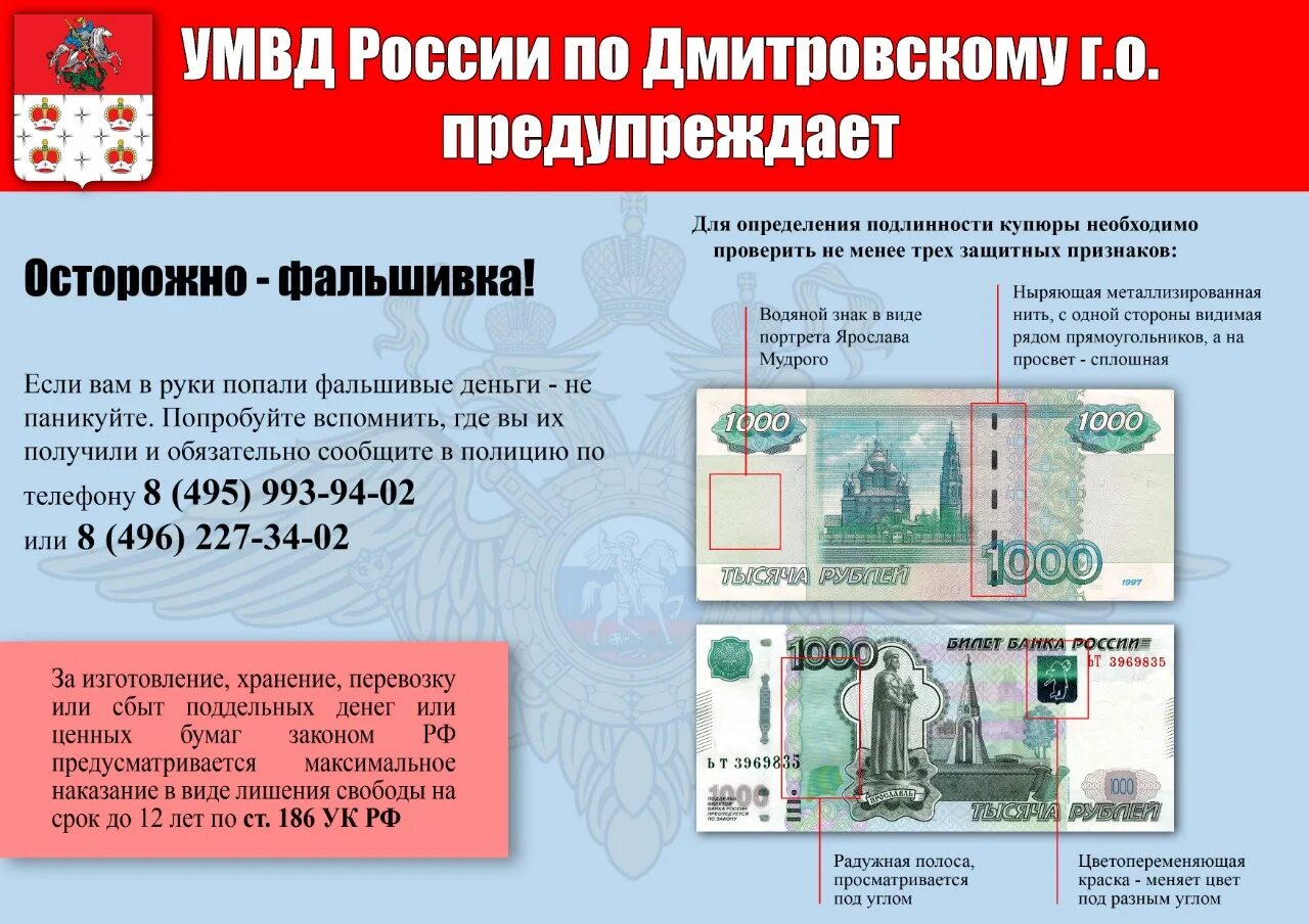 Как проверить настоящие деньги или нет