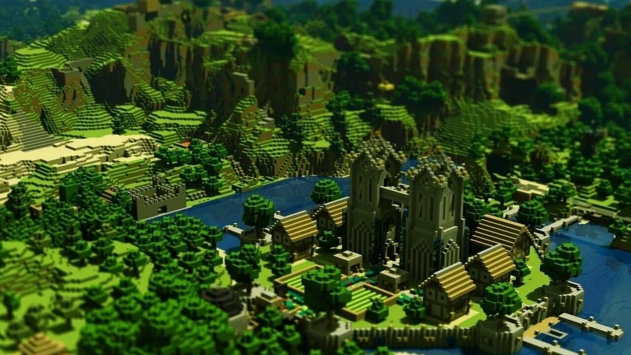Index minecraft. Minecraft. фон для рабочего стола майнкрафт. королевство в майнкрафте. обои на пк майн.
