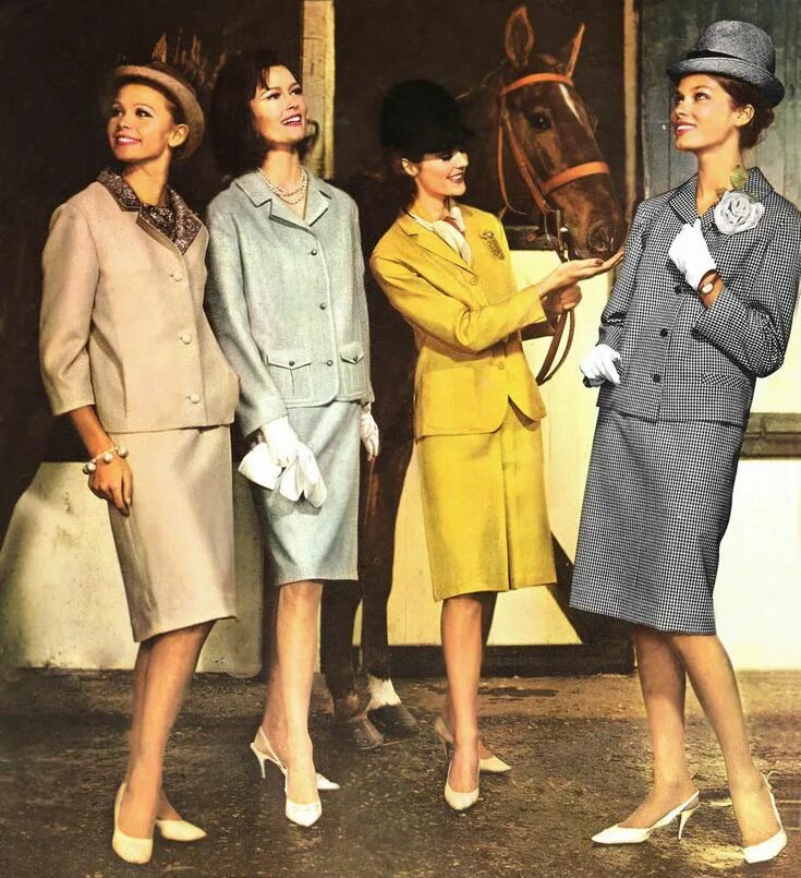 Вязаные платья 1960 годов - фото лучших моделей Retro fashion, Sixties fashion, 