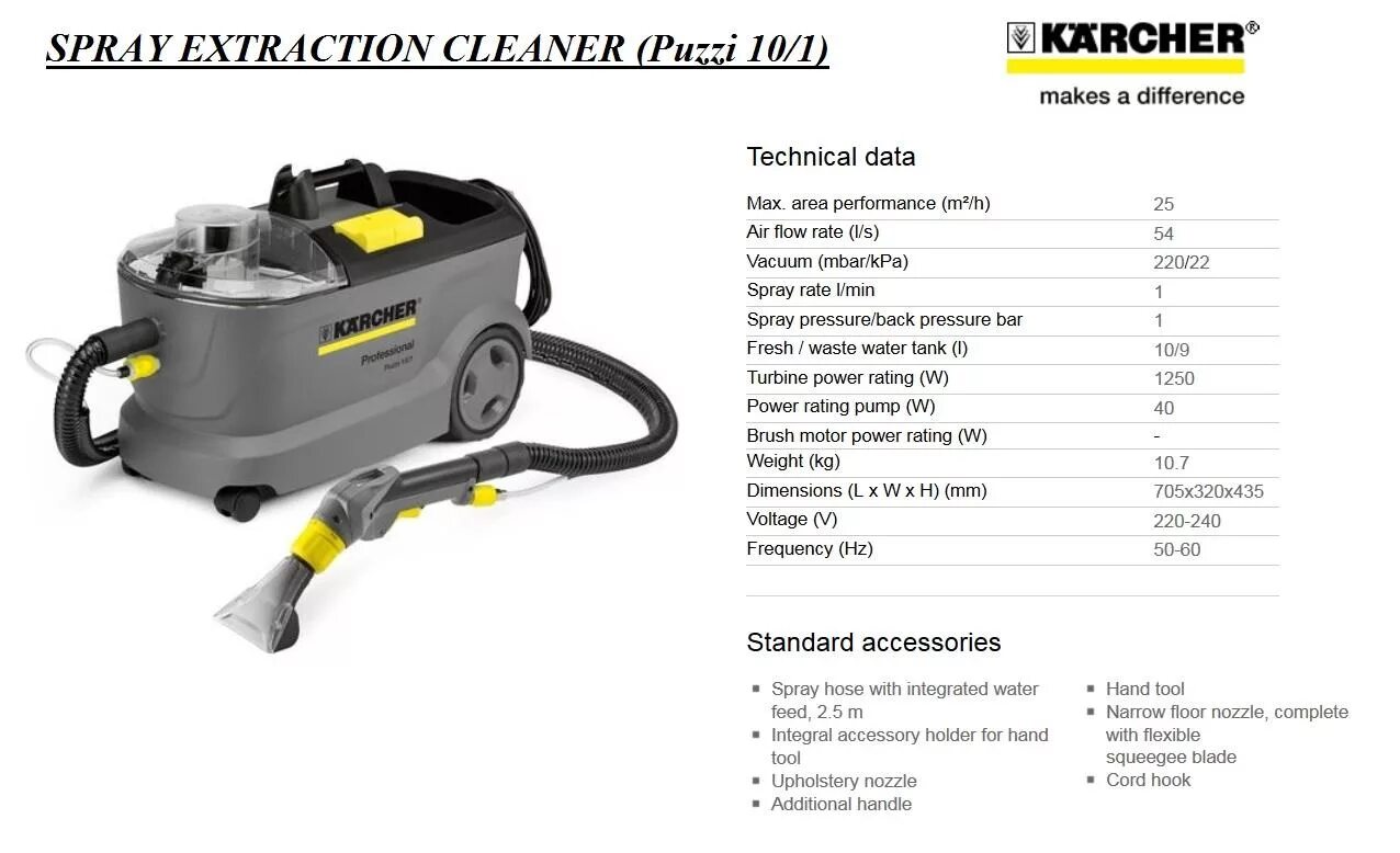 Чем отличается керхер. Экстрактор Karcher Puzzi 10/1. Керхер Пуззи 10. Пылесос Керхер 10/1. Моющий пылесос Керхер Puzzi 10/1.