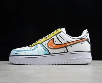 Nike Air Force 1 Sketch Custom Hand Painted