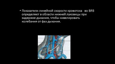 Кровоток линейный