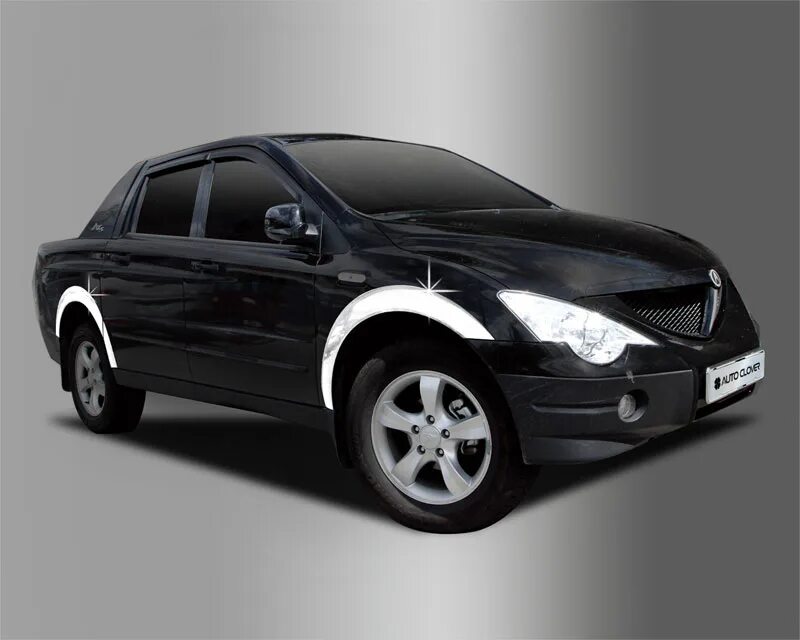 SSANGYONG Actyon Sports 2008. SSANGYONG Actyon Sports 2010. Саньенг Актион спорт 2007. Молдинги колёсных арок SSANGYONG Актион спорт.